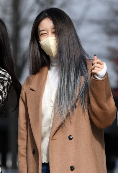 [TEN 포토] 티아라 지연 '하트 하다가 빵 터졌어요'