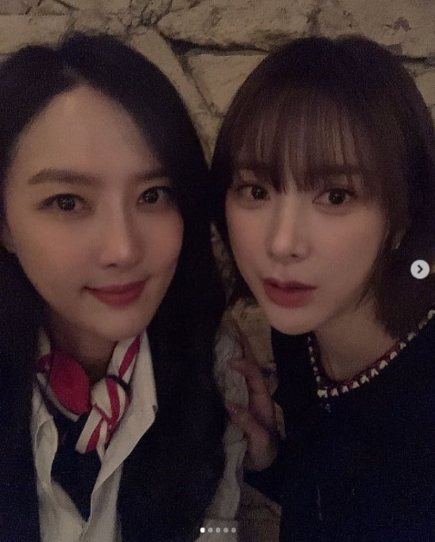 서인영, 의리녀 이선정과 와인 한잔...원조 분위기 여신들[TEN★]