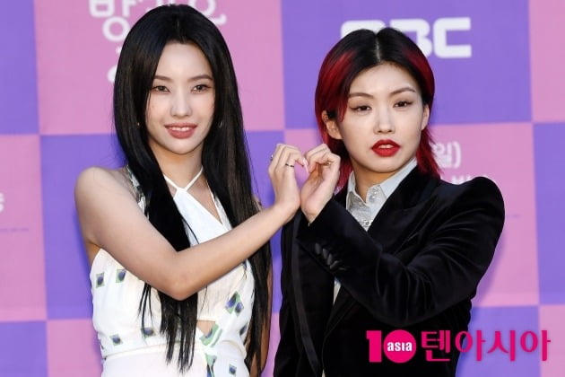 [TEN 포토]소연-아이키 '걸그룹 오디션 사랑이 필요합니다'