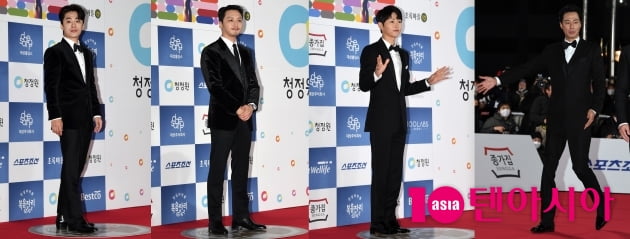 [TEN 포토] 레드카펫을 밝힌 남신들의 4人4色