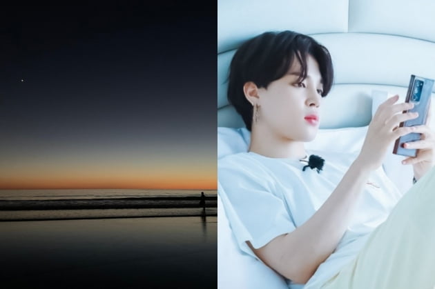 "바다가 보고 싶어 다녀왔어요"…방탄소년단 지민, 전세계 아미 마음 움직인 사진