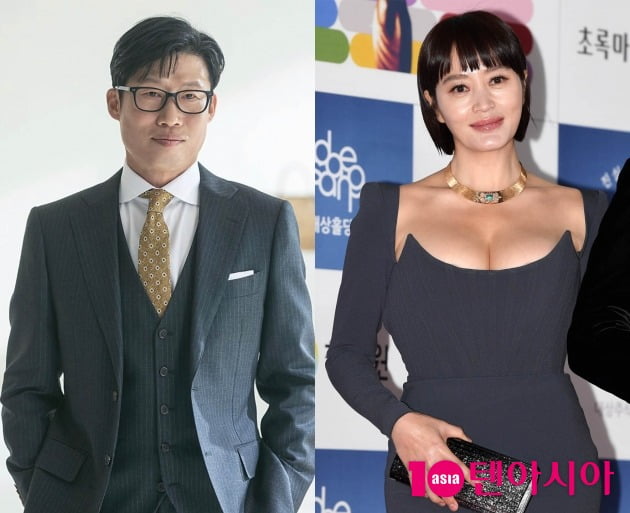 배우 유해진(왼쪽)과 김혜수 / 사진=키이스트, 텐아시아DB