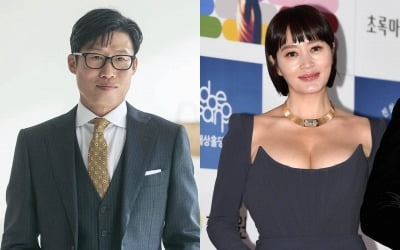 [TEN피플] 유해진X김혜수, 결별 10년 만에 '공식적' 재회…같은 포즈도 자연스런 사이