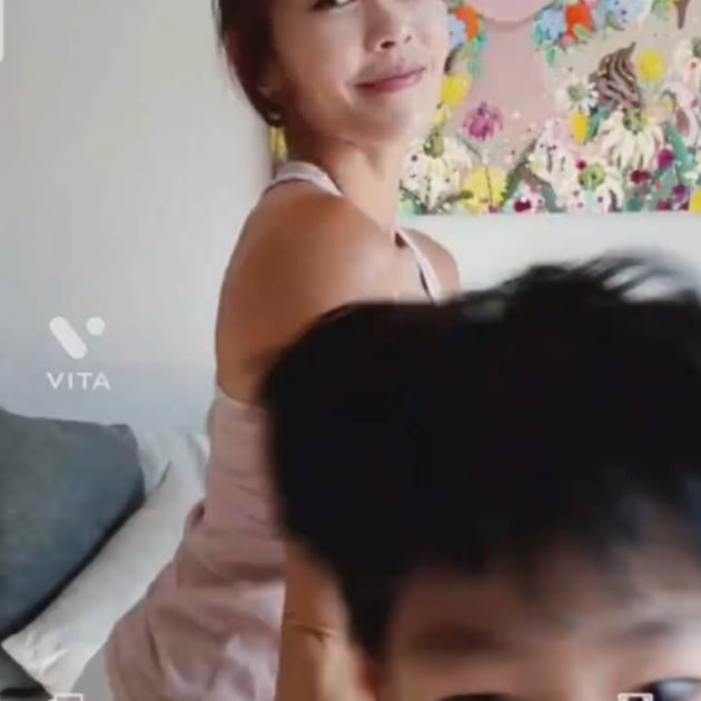 이지현, 애 둘 싱글맘의 반전 몸매…근육질 팔뚝이 우락부락 [TEN★]