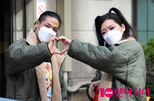 [TEN 포토] 제이블랙-마리 부부 '세계가 인정한 안무가 부부'
