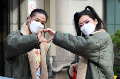 [TEN 포토] 제이블랙-마리 부부 '세계가 인정한 안무가 부부'