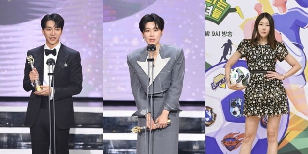 이승기, 장도연, 한혜진이 2021 SBS 연예대상 MC를 맡았다.