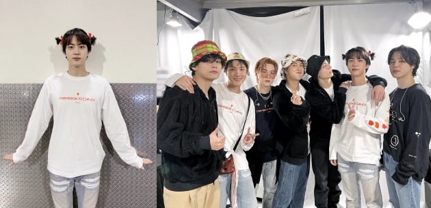 방탄소년단 진, 환상적인 라이브와 퍼포먼스...아미와 인생영화 같은 LA콘서트