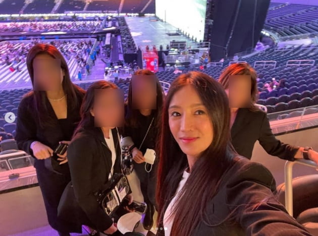 'LA댁' 김민, 자랑스러운 BTS 美콘서트 인증....아미 인가?[TEN★]