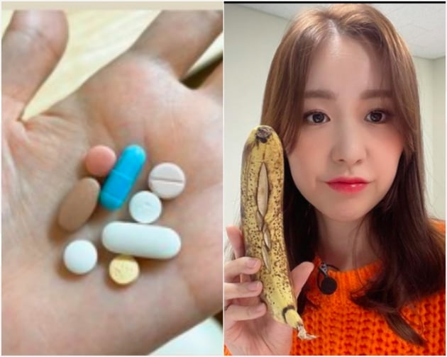'황바울♥' 간미연, 8개의 알약을 한 번에?…"많다" [TEN★]
