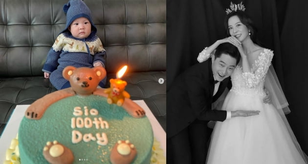 '임사라♥' 지누, 아들 백일 축하...이하늘 장남감 차 선물[TEN★]