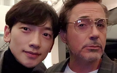 '김태희♥' 비, '아이언맨'과 화려한 조명 아래서...슈퍼 리치끼리 만났네[TEN★]