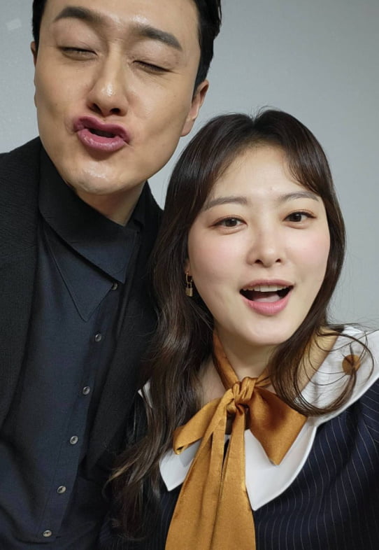 심진화♥김원효, 입술 쭉…아직도 신혼부부네 [TEN★]