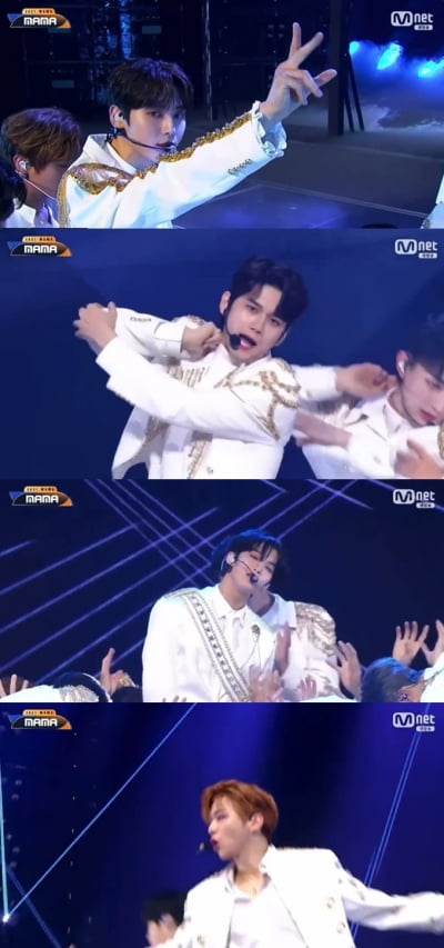 '2021 MAMA' 워너원, 3년 만에 완전체 "기적 같은 일이 일어났다"