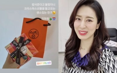 '주진모♥' 민혜연, "밥 사준다고 불렀더니" 명품 H사 선물 받았네…"고마워" [TEN★]