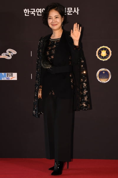 [TEN 포토] 양미경 '공로상 받으러 왔어요'
