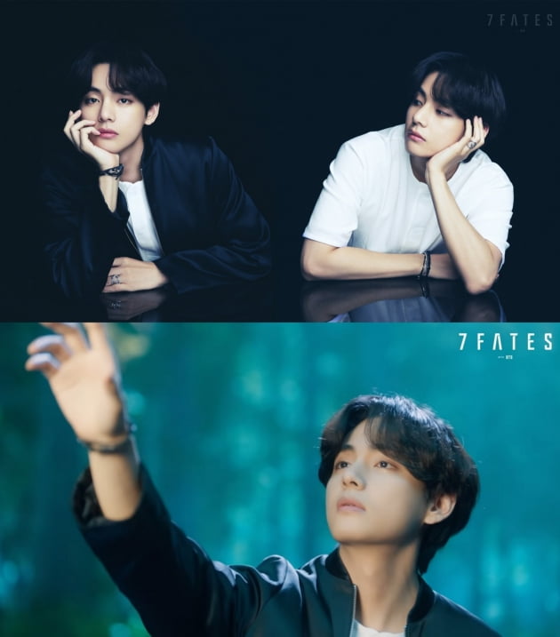 방탄소년단 뷔, '범접불가' 팔색조 미모의 차코...세븐페이츠 기대감UP