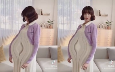 '류수영♥' 박하선, 임신한 듯 배가 볼록…"2022년에 만나요" [TEN★]