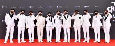 [TEN 포토] 세븐틴 '사랑스러운 볼하트'