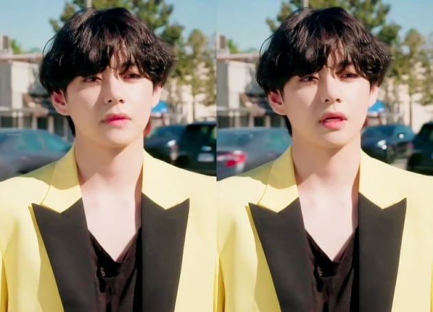 방탄소년단 뷔, 美 제임스 코든쇼 LA크로스워크 멜팅 "콩트연기+미남"