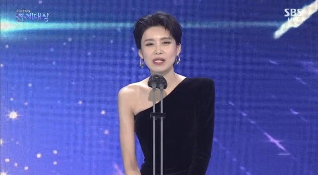'2021 SBS 연예대상' 장도연/ 사진=SBS 캡처