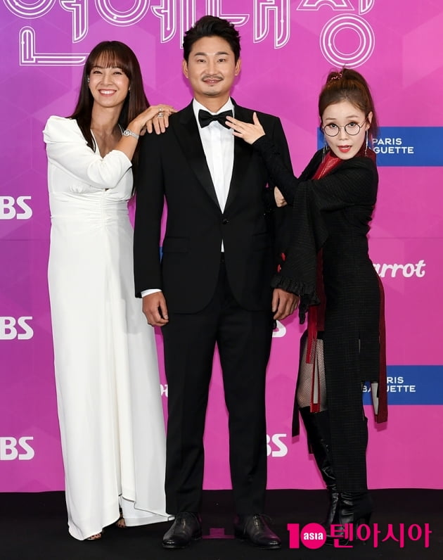 [TEN 포토] '골때녀' 박선영-이천수-박슬기 'FC 원더우먼 대표'