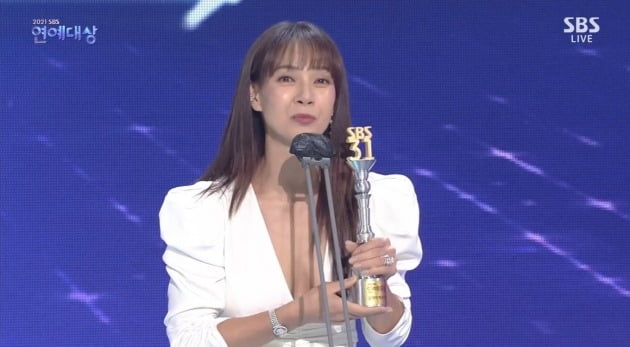 '2021 SBS 연예대상' 박선영/ 사진=SBS 캡처