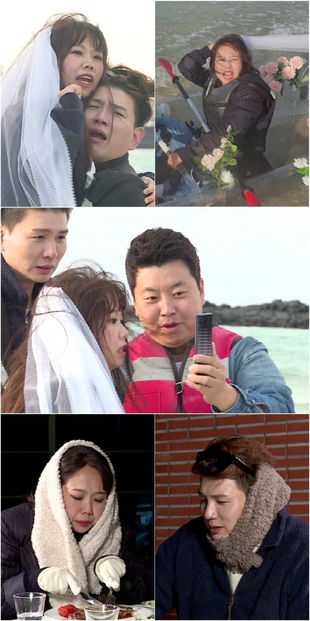 '결혼 3주년' 홍현희♥제이쓴, 투명 카약 탔다 조난 비주얼 ('당나귀 귀')