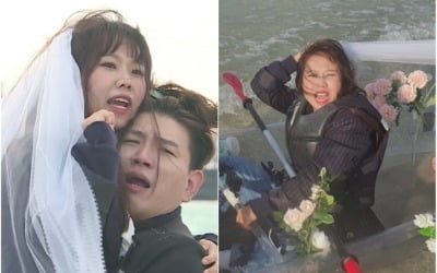 '결혼 3주년' 홍현희♥제이쓴, 투명 카약 탔다 조난 비주얼 ('당나귀 귀')