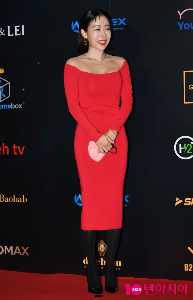 [TEN 포토] 아시아모델어워즈 참석한 김혜정 대표
