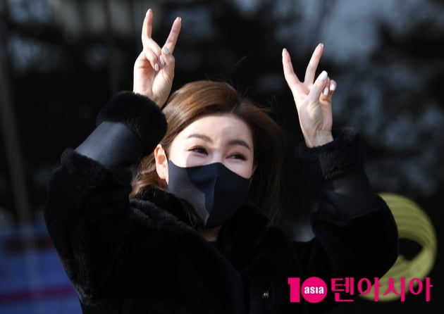 [TEN 포토] 송가인 '루돌프 사슴으로 변신'