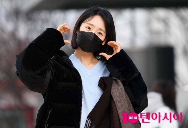[TEN 포토] 원진아 '당황한 볼하트'