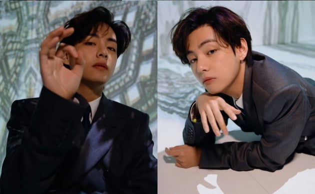 방탄소년단 뷔, 숨막히는 아름다움