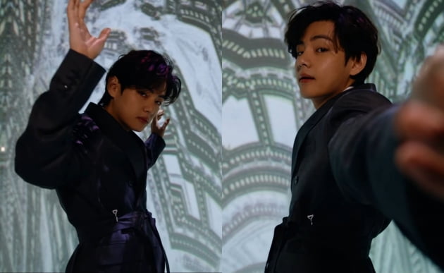 방탄소년단 뷔, 숨막히는 아름다움