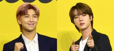 [공식] 방탄소년단 RM·진, 코로나19 확진