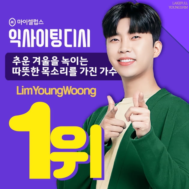 임영웅, '추운 겨울을 녹이는 따뜻한 목소리를 가진 가수' 1위 선정