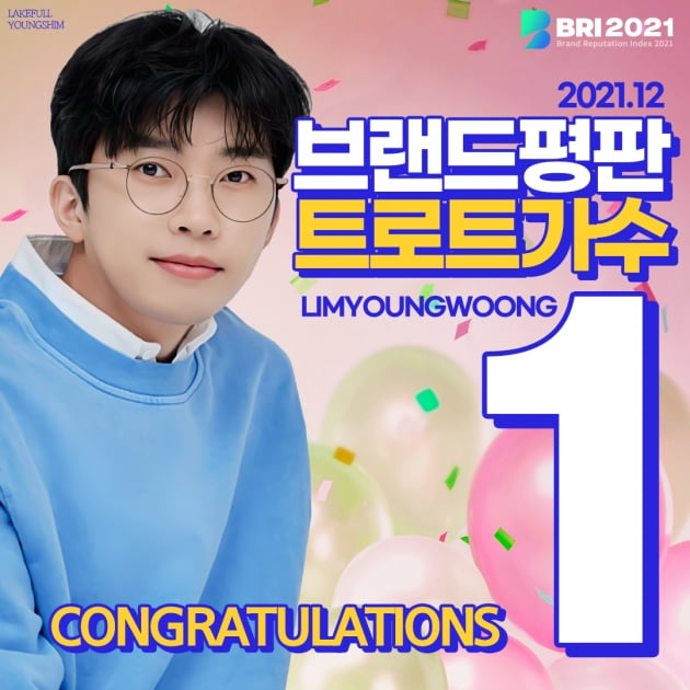 임영웅, 트로트 가수 브랜드 평판…'12월에도 1위'