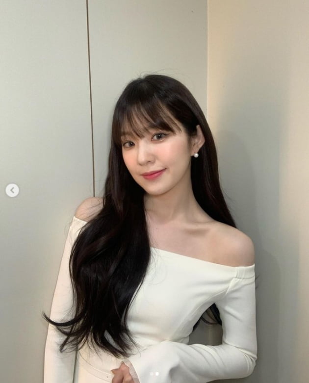 레드벨벳 아이린, 쇄골미인...아름다운 미소[TEN★]