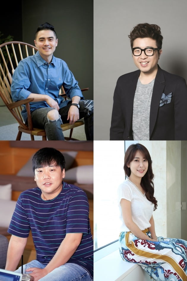 사진=윤여준 PD, 홍상훈 PD, 김미연 PD, 정승일 PD,(왼쪽 위부터 시계방향)