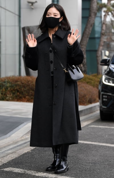 [TEN 포토] 이세영 '마스크 아래로 메이크업 안했어요'