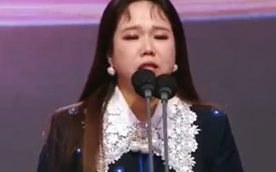 홍현희 여자 우수상 "돌아가신 아버지, 오늘 만큼은 편히 쉬었으면" [MBC 연예대상]