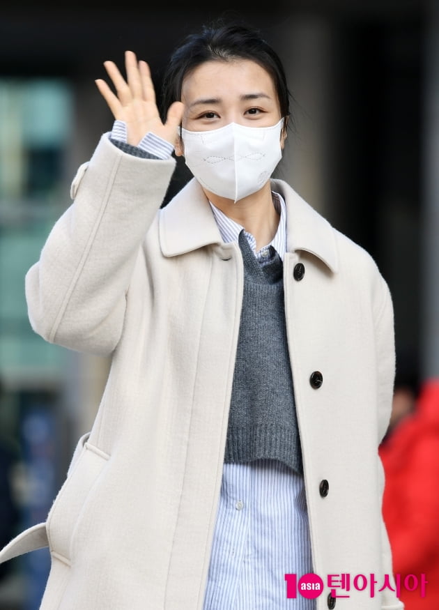 [TEN 포토] 박하선 '올해 마지막 라디오'