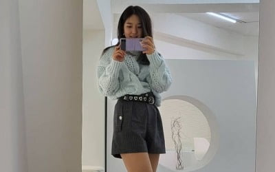 '전현무♥' 이혜성, 옆으로 살짝 비트니 'S자 각선미' 자신감 급상승 [TEN★]