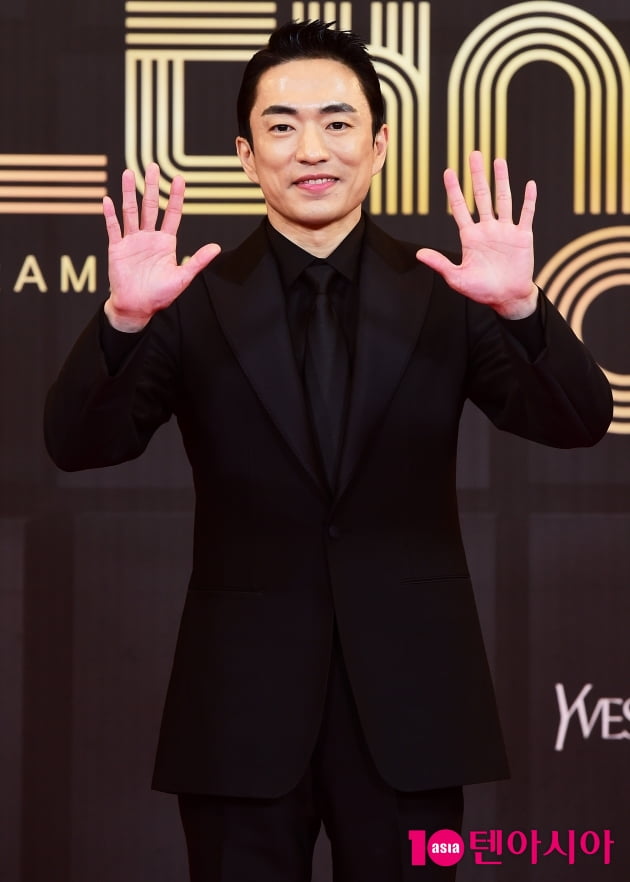 [TEN 포토] 정문성 '연기대상 왔어요'