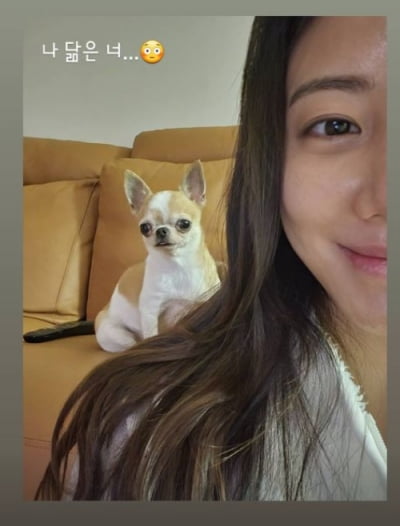 '쌍둥이 맘' 한그루, 내추럴한 민낯...그대로 지켜주고 싶은 청순[TEN★]