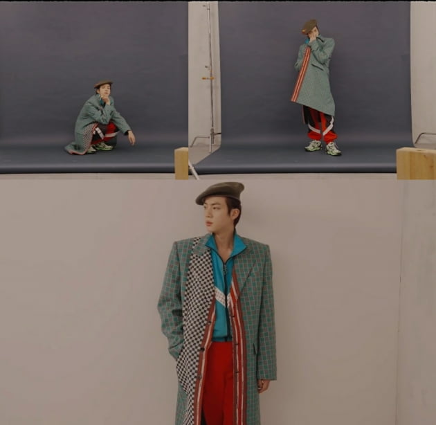 고혹적 美의 남신 방탄소년단 진, 눈부신 매력[TEN★]