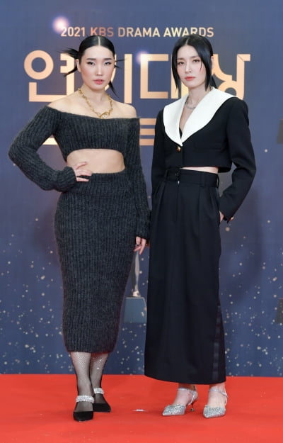 [TEN 포토] 모니카-립제이 '센언니들이 왔다'(KBS 연기대상)