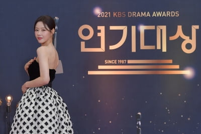 [TEN 포토] 박하나 '시원한 뒤태' (KBS 연기대상)