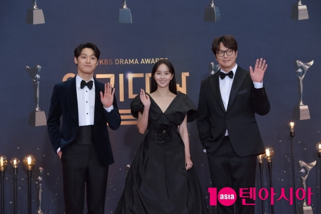 [TEN 포토] 이도현-김소현-성시경 '3MC 기대해주세요' (KBS 연기대상)