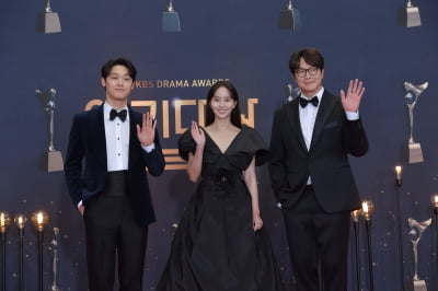 [TEN 포토] 이도현-김소현-성시경 '3MC 기대해주세요' (KBS 연기대상)